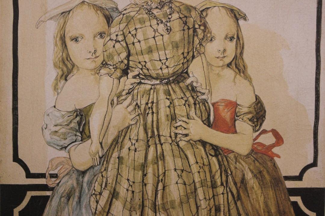 藤田嗣治 エスタンプリトグラフ「２人の少女と人形」 100部限定 Amazon | 藤田嗣治 エスタンプリトグラフ「2人の少女と人形